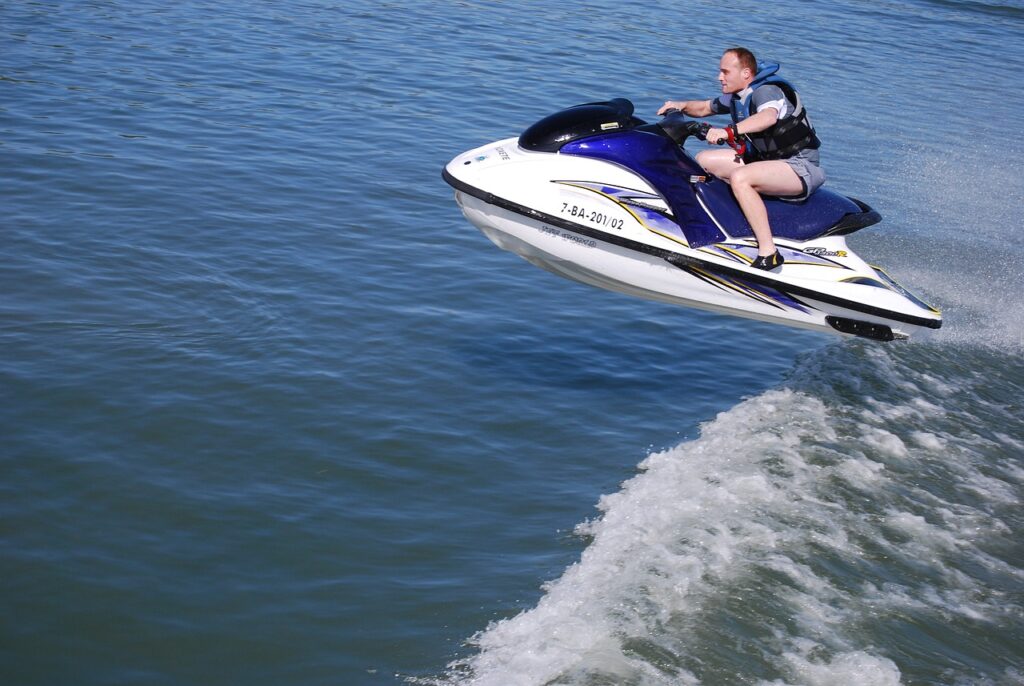 Nothing says summer fun like renting a jet ski -- talk about a good way to get some fresh air!